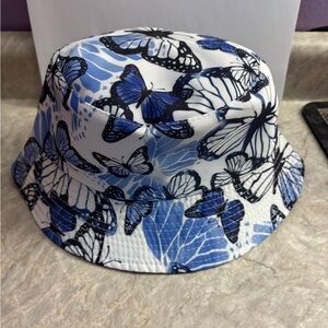 Butterfly Print Kids Bucket Hat